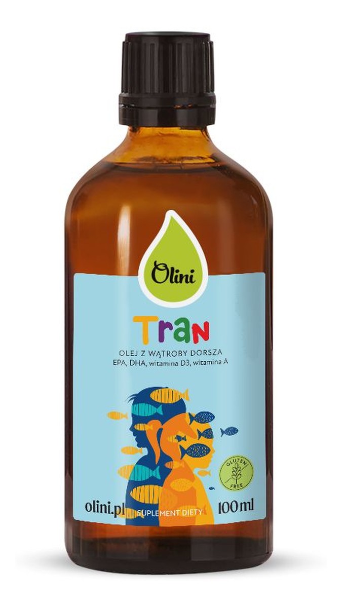 Tran dla dzieci z witaminą A i D oraz omega-3