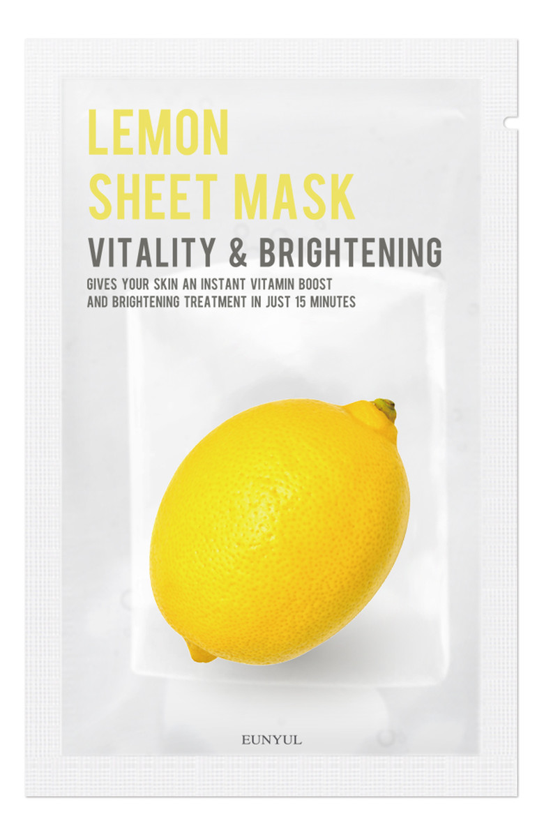 Lemon Sheet Mask Rozjaśniająca maseczka w płachcie z cytryną