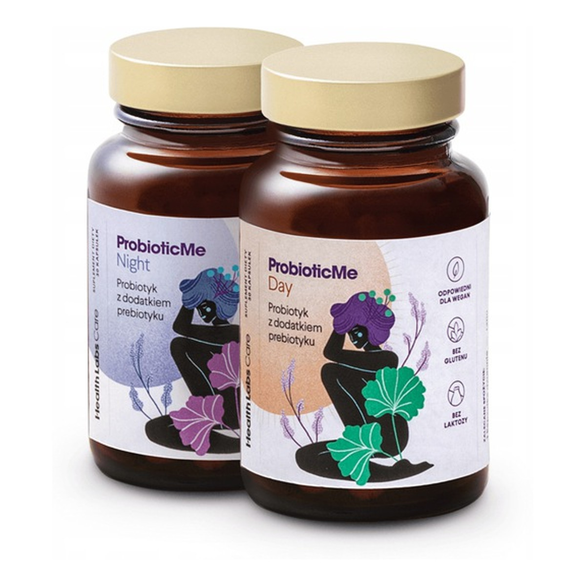 HealthLabs 4HER ProbioticMe Day+Night priobiotyk w formule dwuskładnikowej 60 Kapsułek