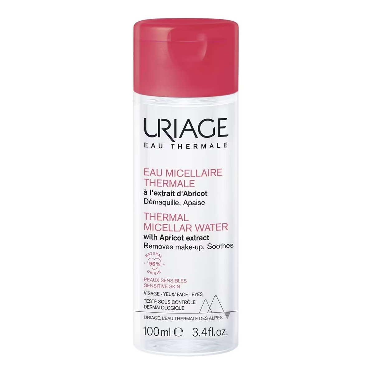Uriage Thermal micellar water płyn micelarny z ekstraktem z moreli do skóry wrażliwej 100ml