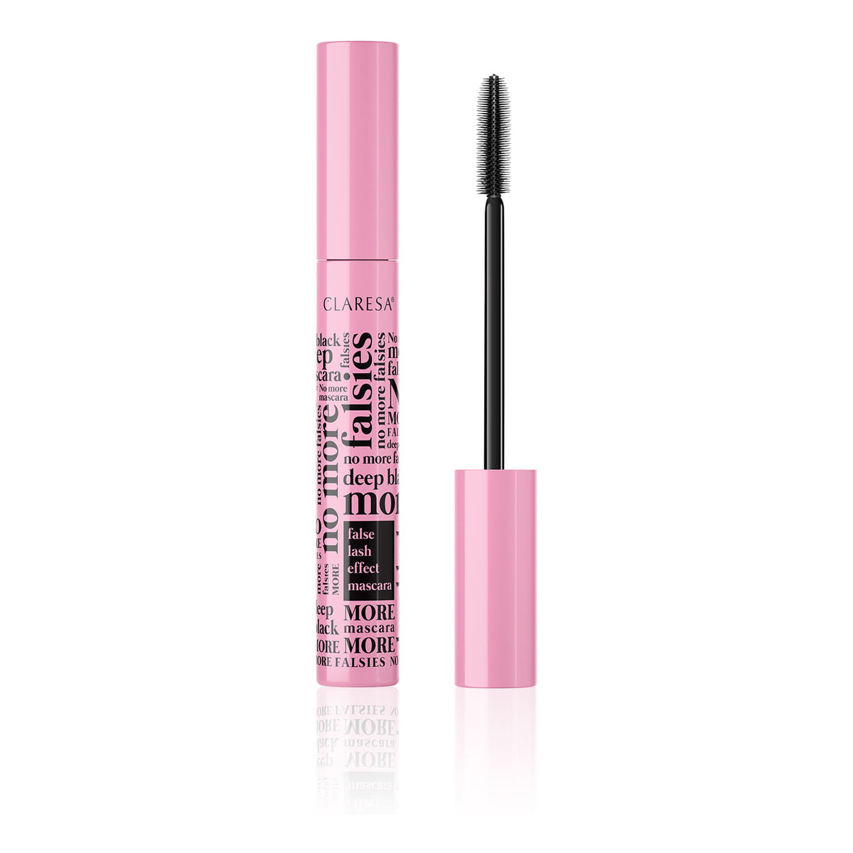Claresa No More Falsies Tusz pogrubiający super czarny 10g