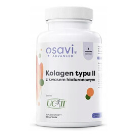 Kolagen typu II z kwasem hialuronowym 60 kapsułek