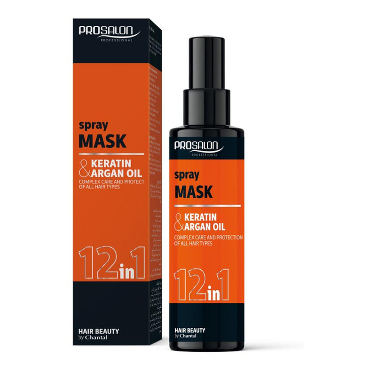 Chantal Profesional Prosalon maska do włosów w sprayu 12w1 Olejek Arganowy 150g