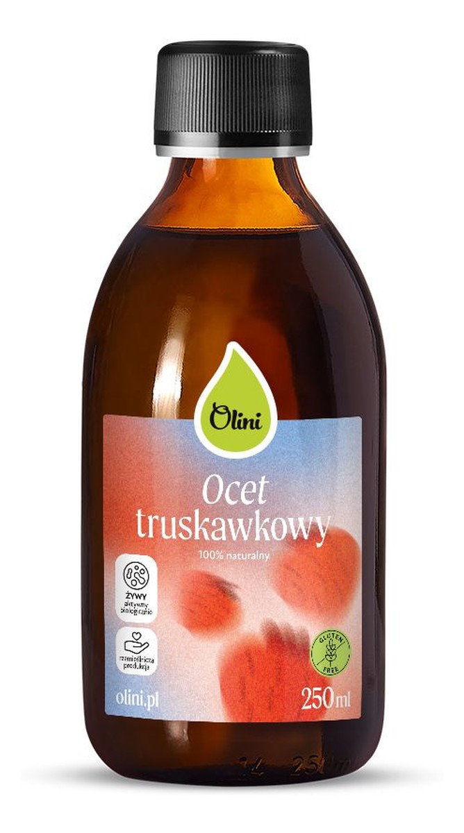Ocet truskawkowy naturalny niefiltrowany