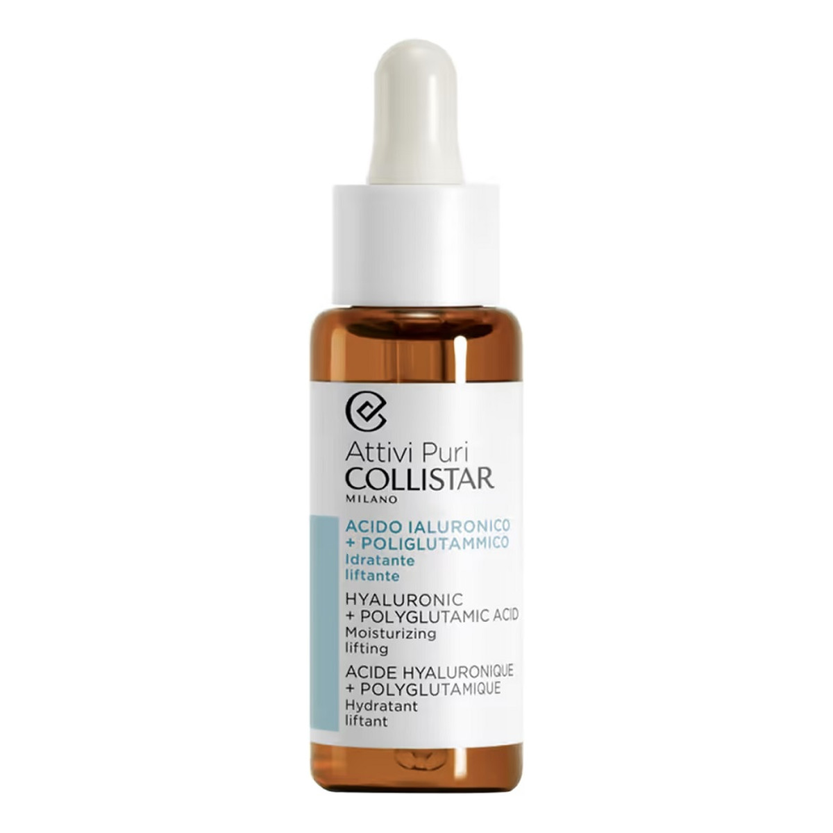 Collistar Attivi puri hyaluronic + polyglutamic acid moisturizing lifting liftingujące serum do twarzy z kwasem hialuronowym i kwasem poliglutaminowym