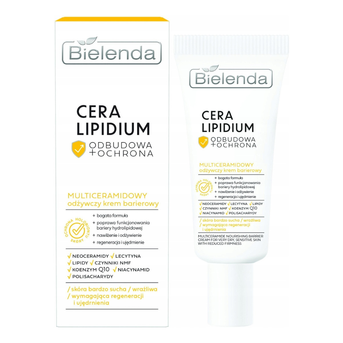 Bielenda Cera Lipidium Odbudowa + Ochrona Multiceramidowy Odżywczy Krem Barierowy 50ml