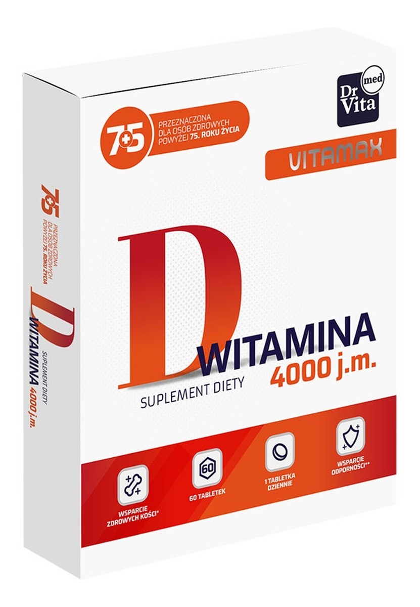 Vitamax witamina d 4.000 j.m suplement diety 60 tabletek