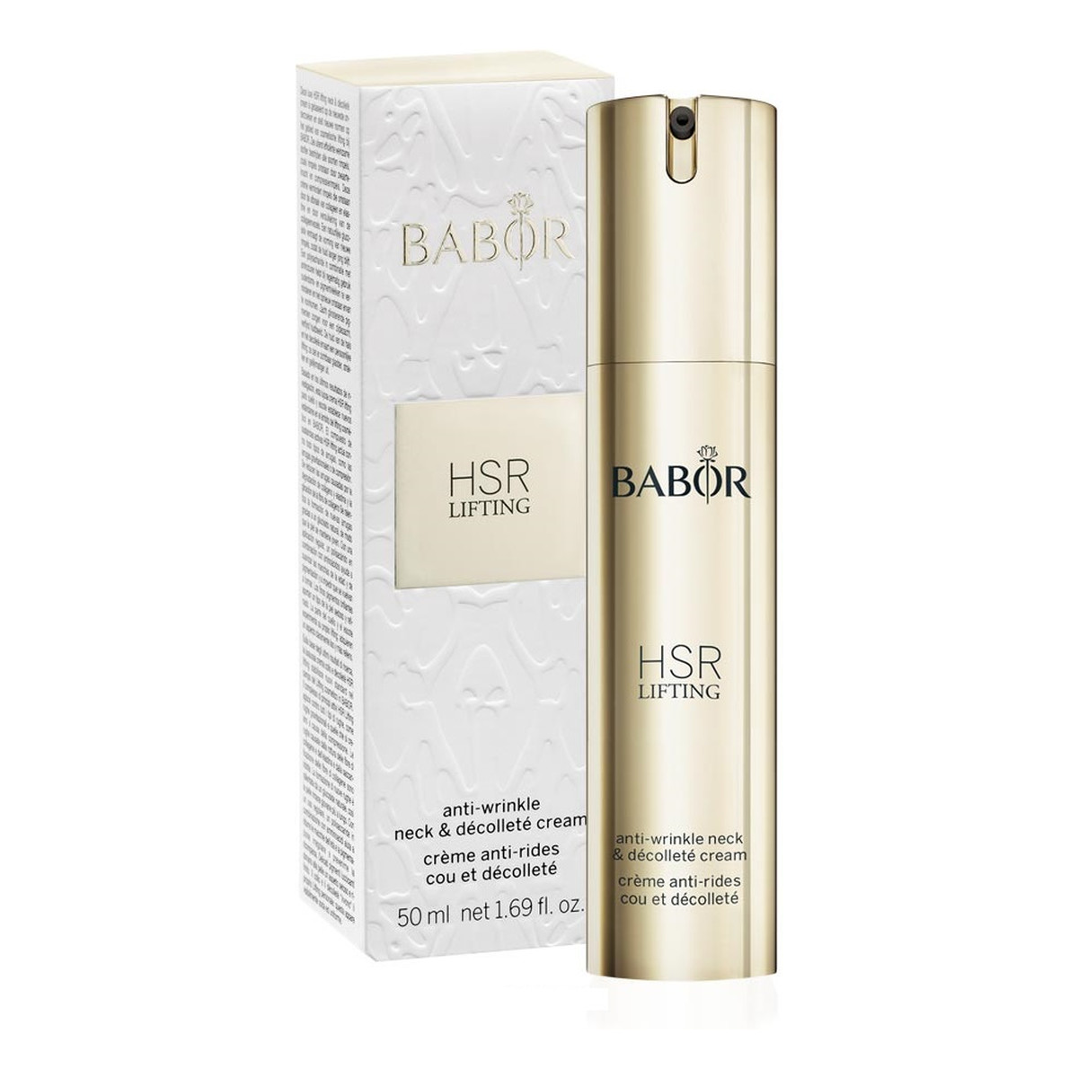 Babor HSR Lifting Anti-Wrinkle Neck & Decollette Cream luksusowy krem przeciwzmarszczkowy do szyi i dekoltu 50ml