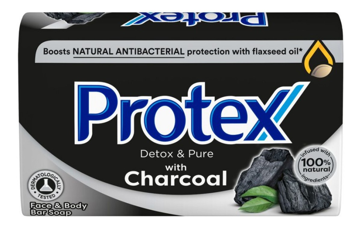 Detox & Pure mydło w kostce z aktywnym węglem