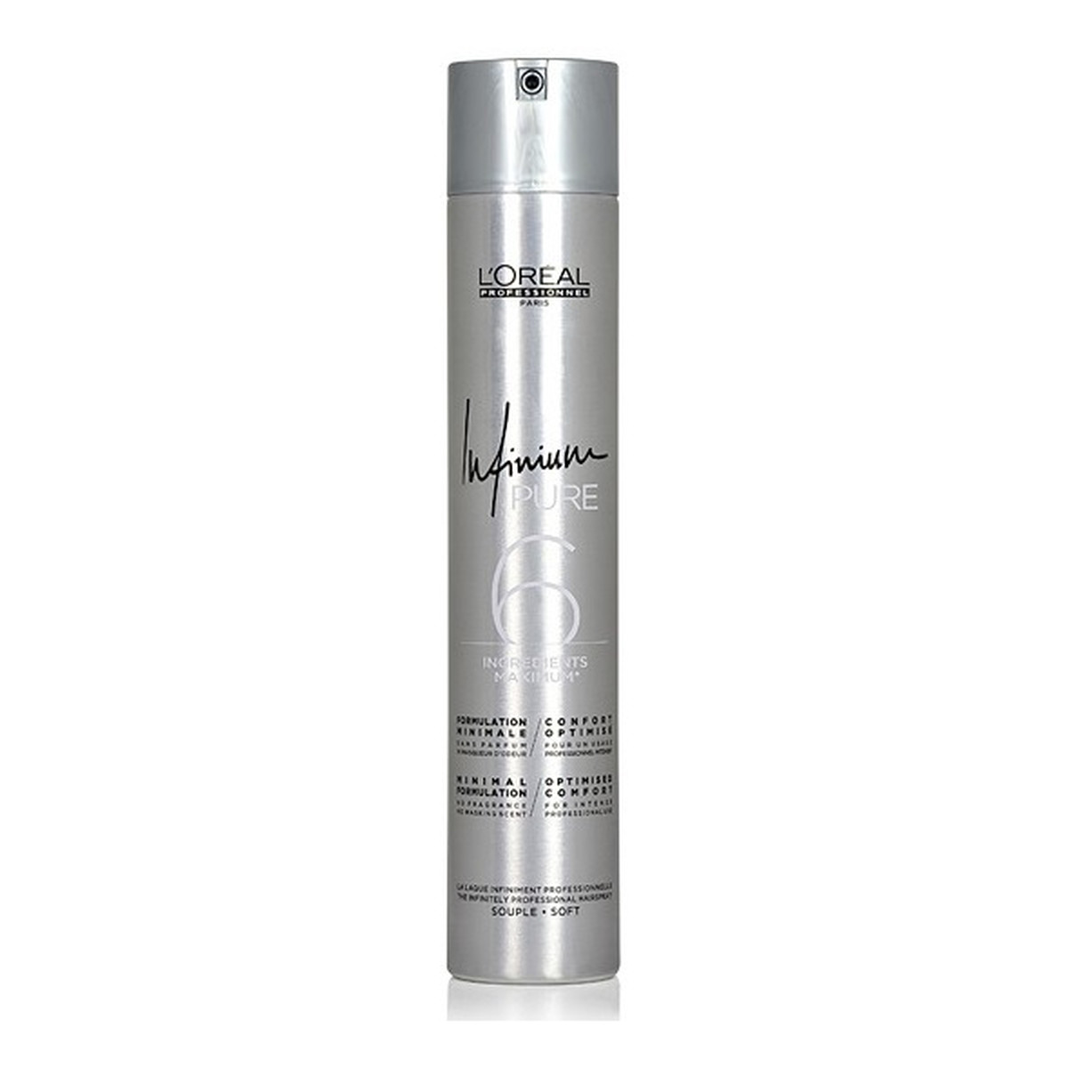 L'Oreal Paris Infinium Pure utrwalający lakier do włosów Soft 500ml
