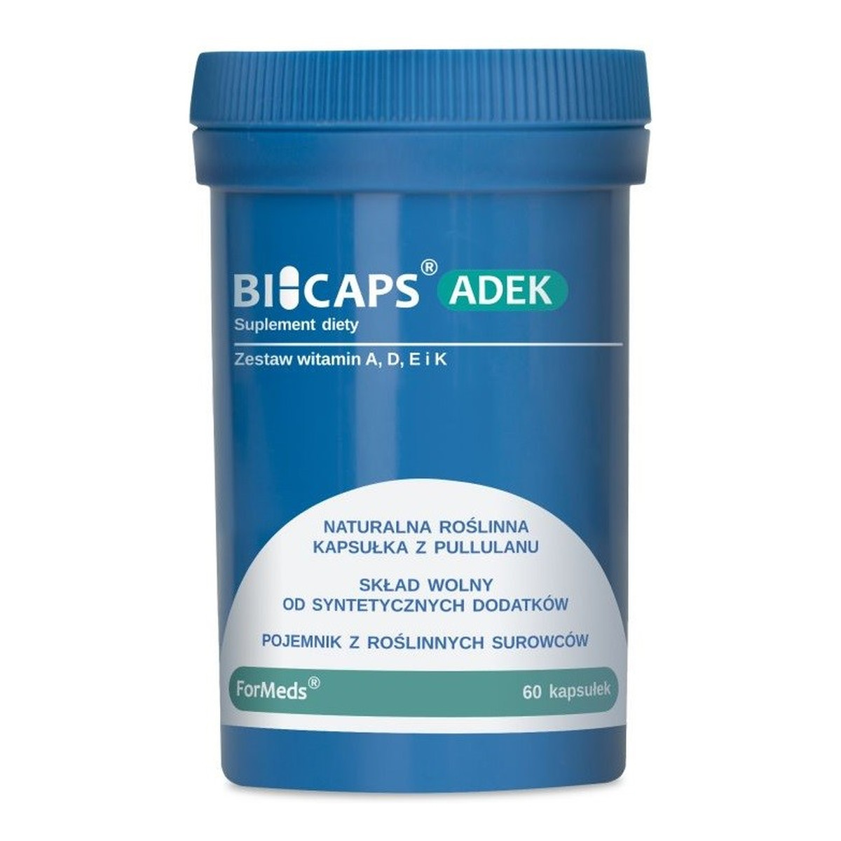 Formeds Bicaps ADEK zestaw witamin A D E K suplement diety 60 kapsułek