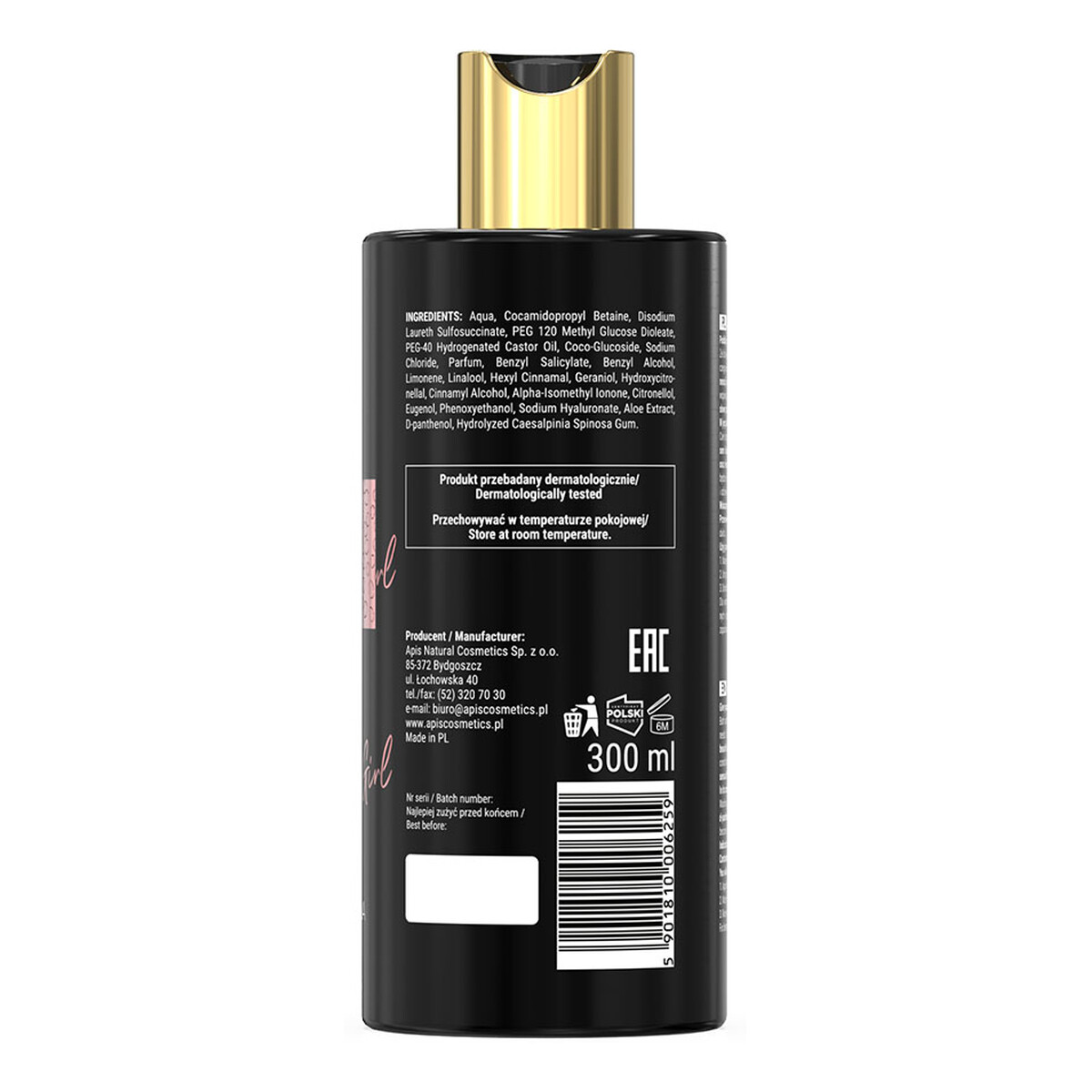 Apis Sensual Girl Żel do mycia ciała zmysłowy 300ml