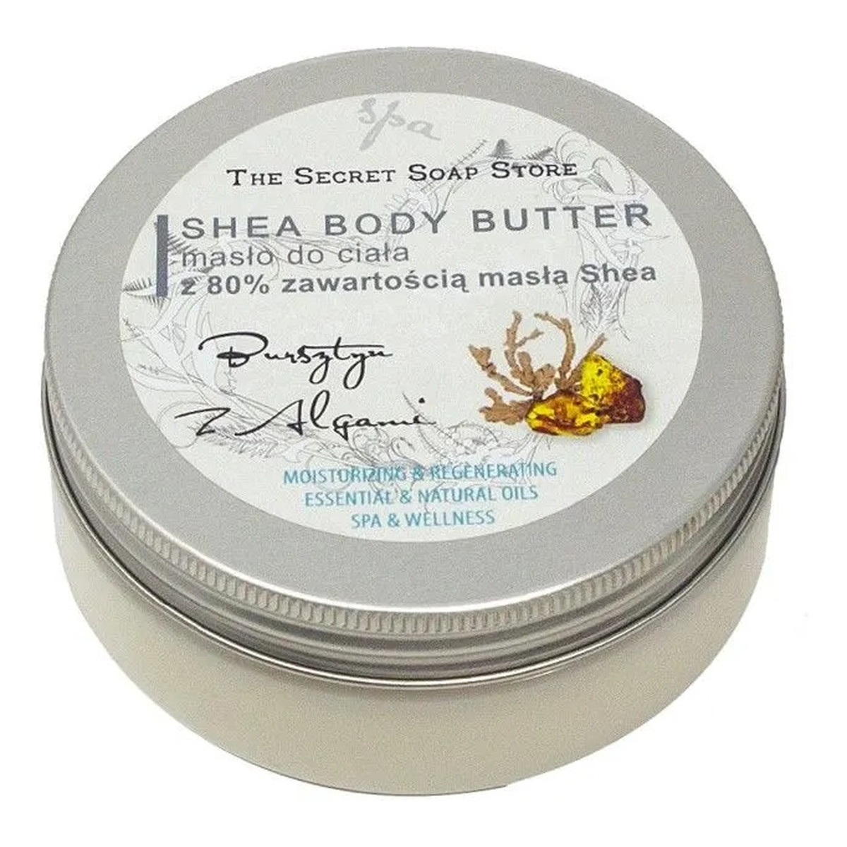 The Secret Soap Store Shea butter 80% masło do ciała bursztyn z algami 200ml