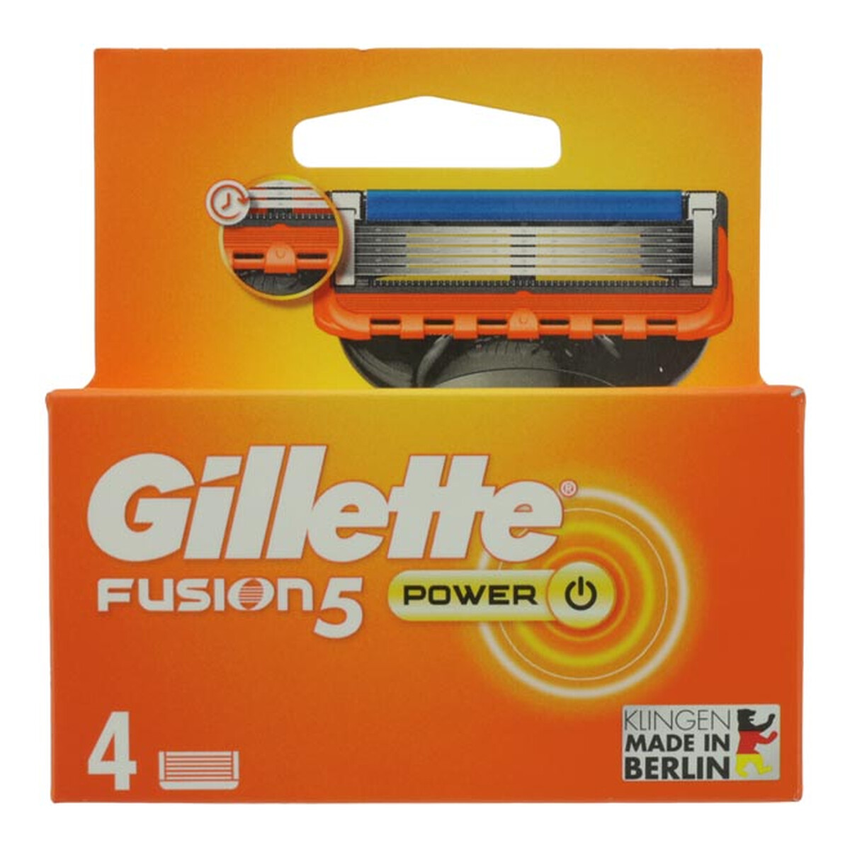 Gillette Fusion5 Power ostrza wkłady 4 szt.