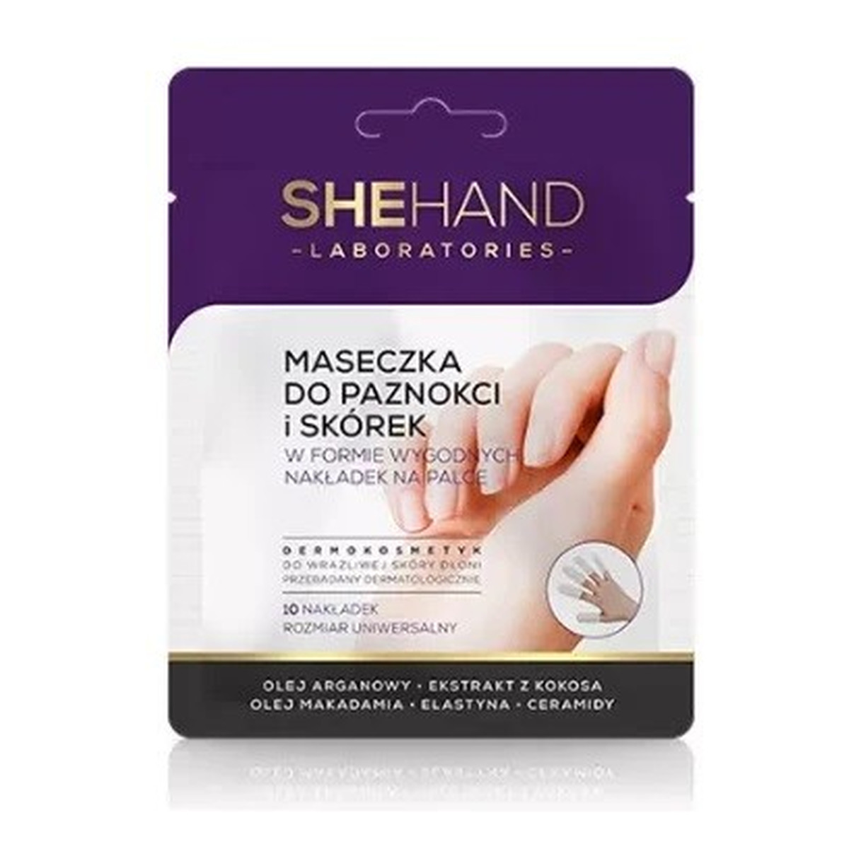SheFoot SheHand Maseczka do paznokci i skórek w formie nakładek na palce 1op.-10szt.