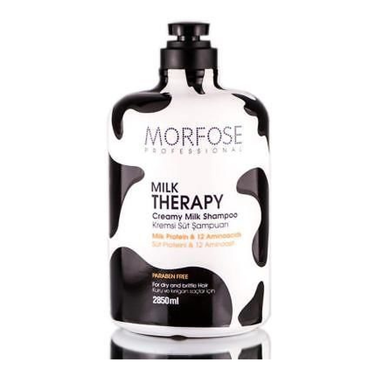 Morfose Milk Therapy mleczny szampon odbudowujący zniszczone włosy 2850ml