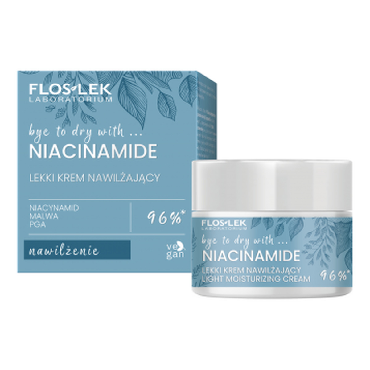 FlosLek Niacynamide Lekki krem nawilżający 50ml
