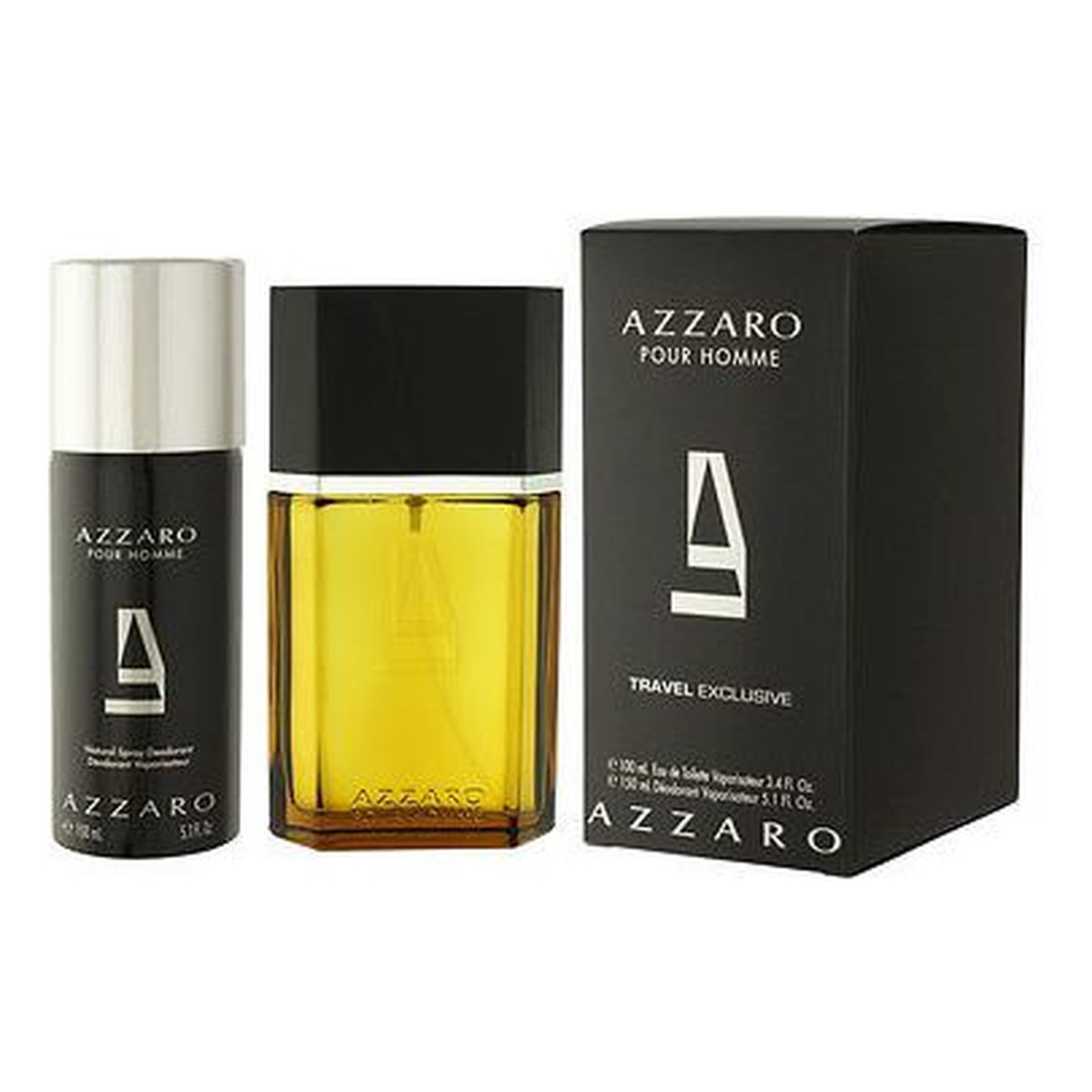 Azzaro Travel Exclusive Zestaw Woda toaletowa + Dezodorant 150ml