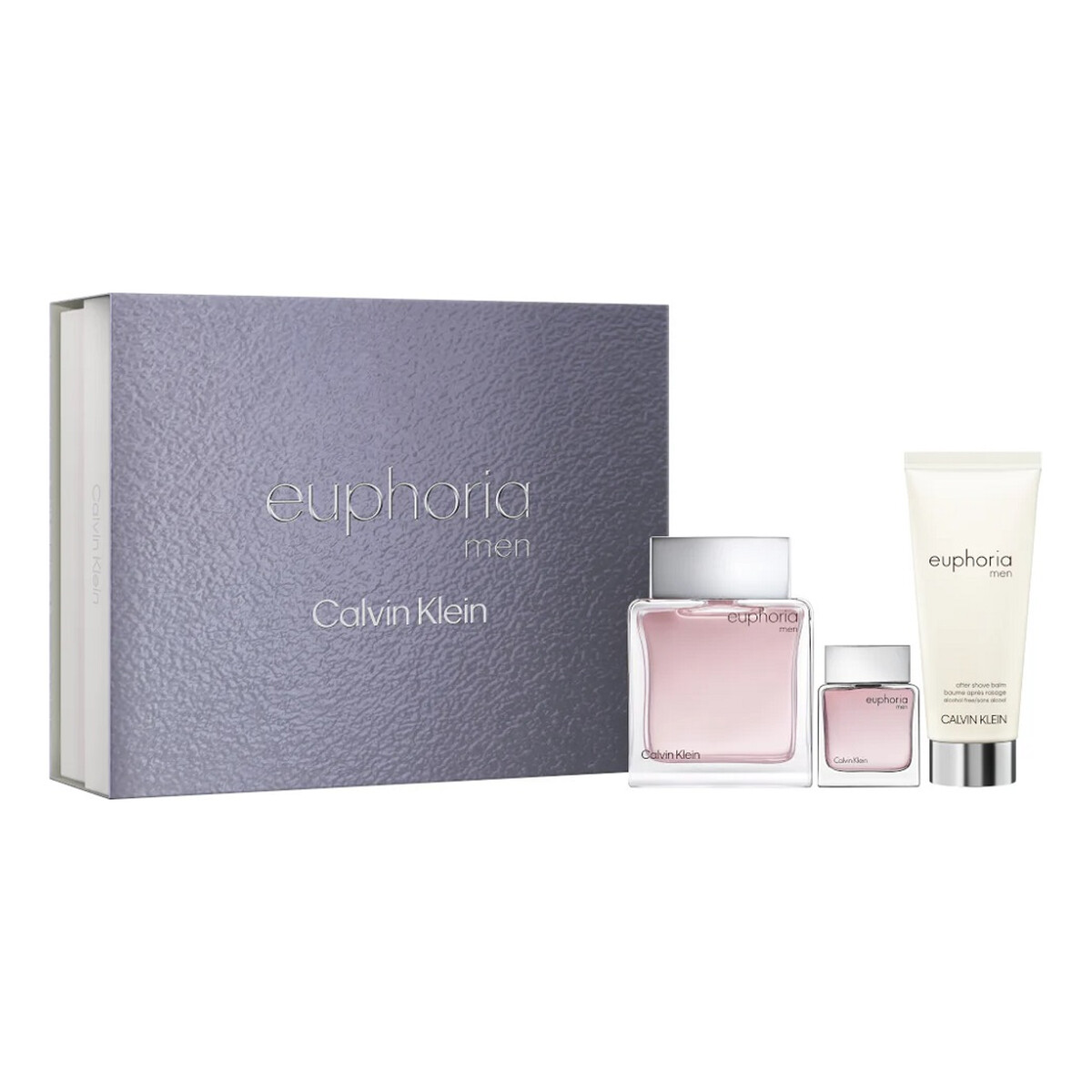 Calvin Klein Euphoria Men Zestaw woda toaletowa spray 100ml + woda toaletowa spray 15ml + balsam po goleniu 100ml