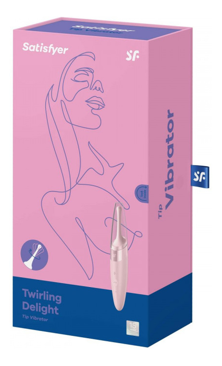 Twirling Delight oscylator wibrator punktowy różowy