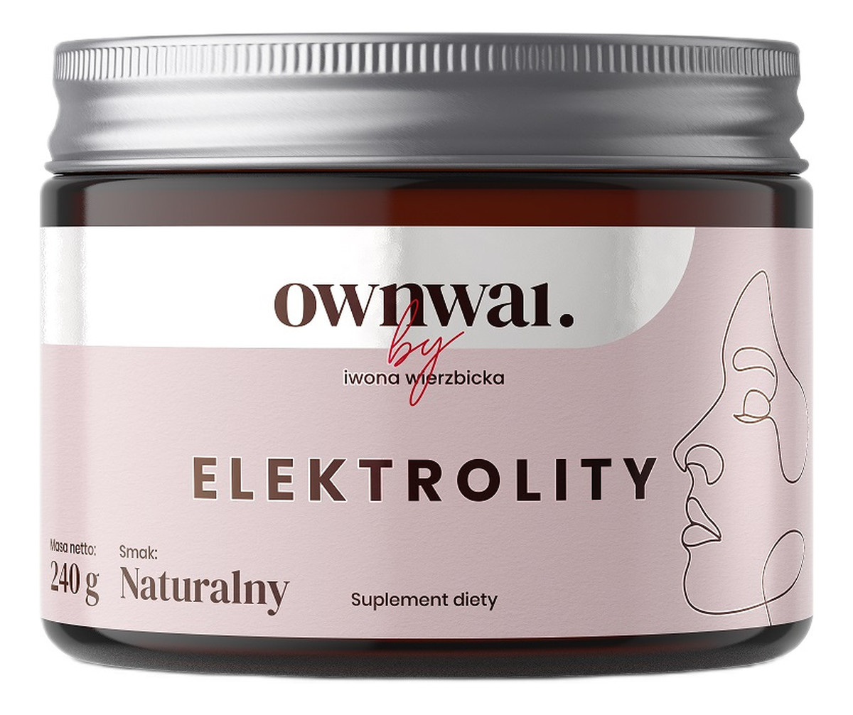 Elektrolity naturalne suplement diety w proszku