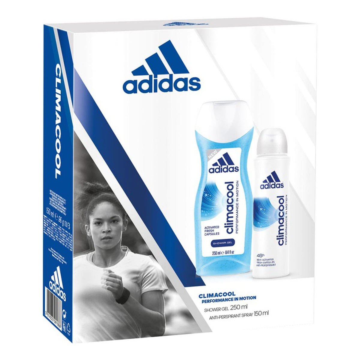 Adidas Climacool Zestaw prezentowy damski dezodorant spray + żel pod prysznic