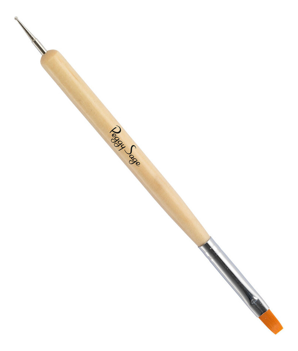 2-in-1 brush pędzel i sonda do zdobień marmurkowych 2w1