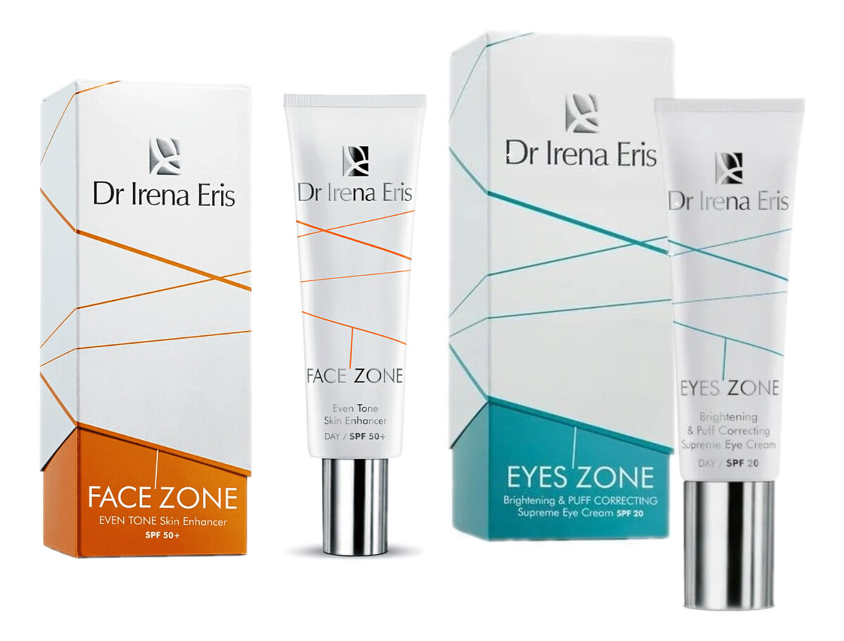 Krem do Twarzy Tonujący Antyrodnikowy SPF 50+ 30ml + Rozświetlacz Krem pod oczy 15ml