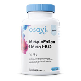 MetyloFolian i Metyl-B12 suplement diety 120 kapsułek