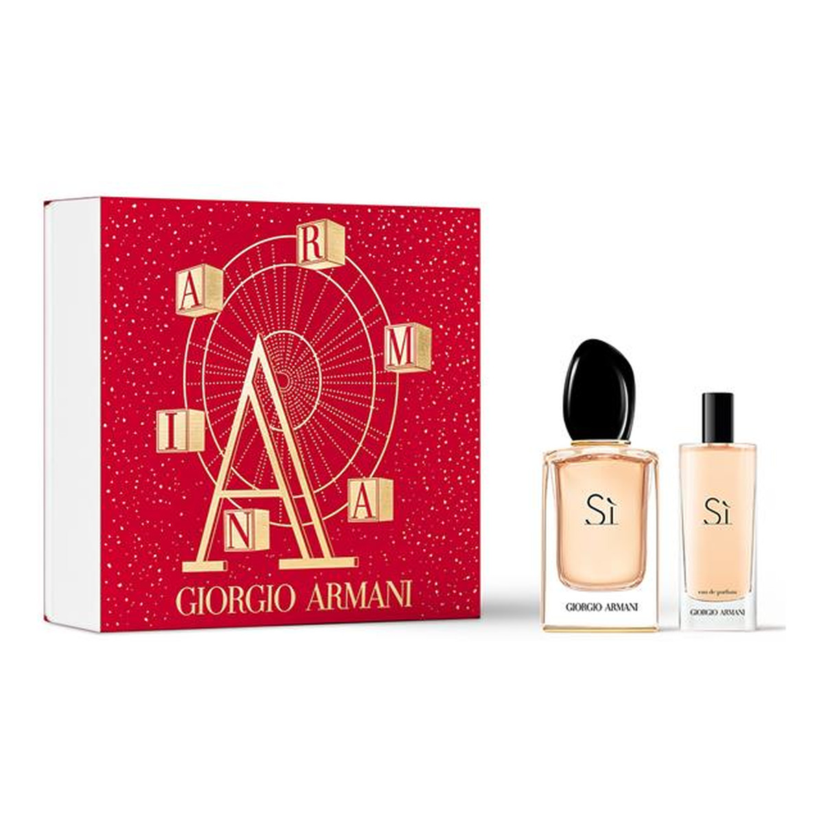 Giorgio Armani Si Zestaw woda perfumowana spray 50ml + woda perfumowana 15ml