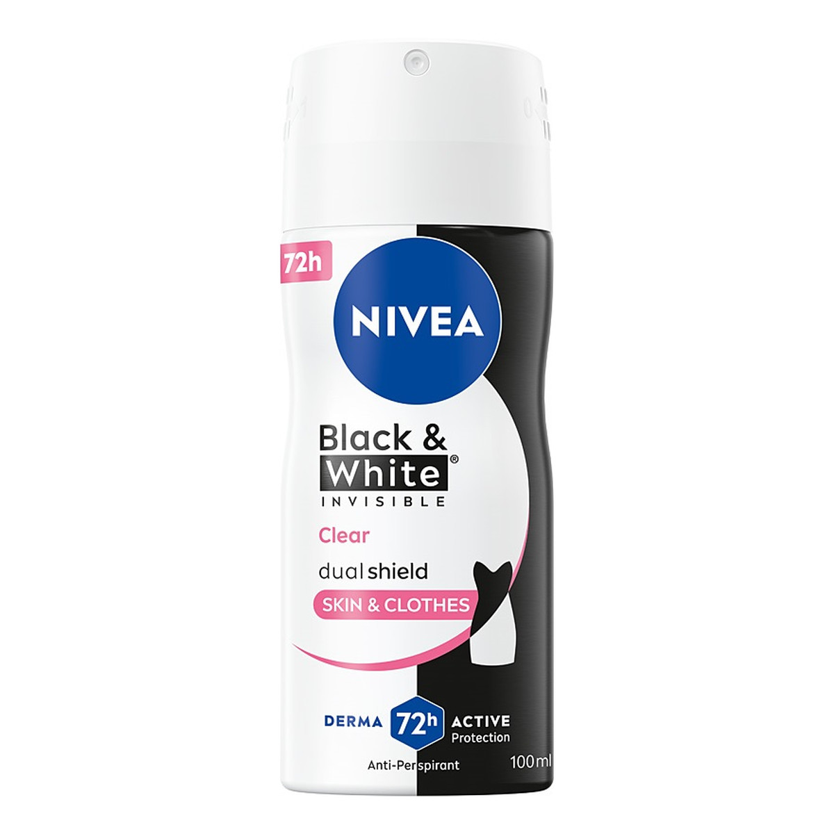 Nivea Black & White Invisible Clear antyperspirant spray 100ml
