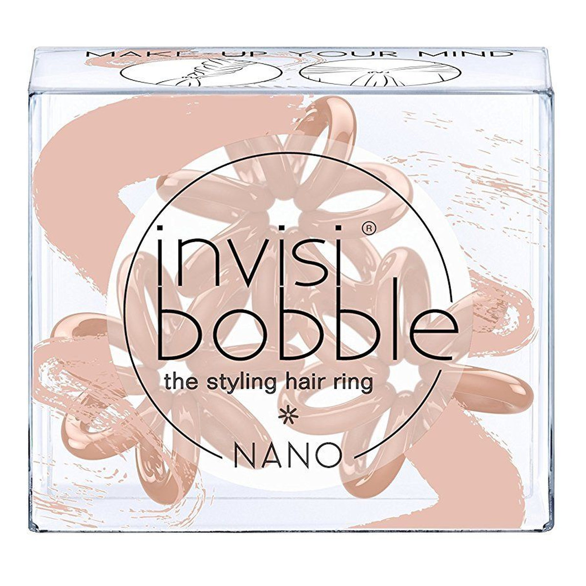 Invisibobble NANO Make-Up Your Mind 3 gumki do włosów Kawowe