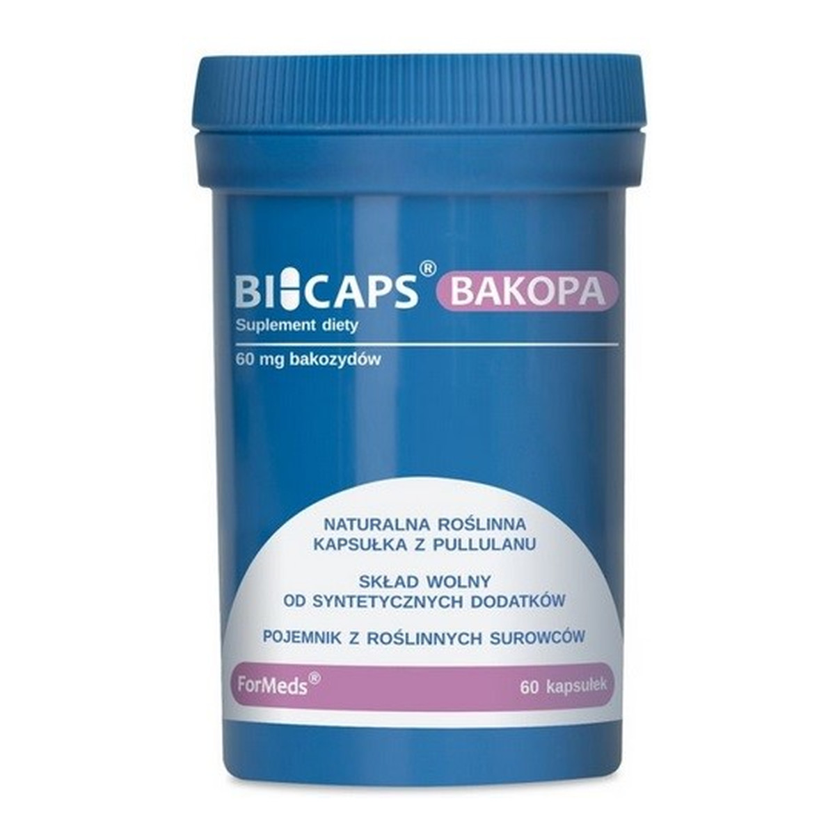 Formeds Bicaps bacopa bakozydy 60mg suplement diety 60 kapsułek