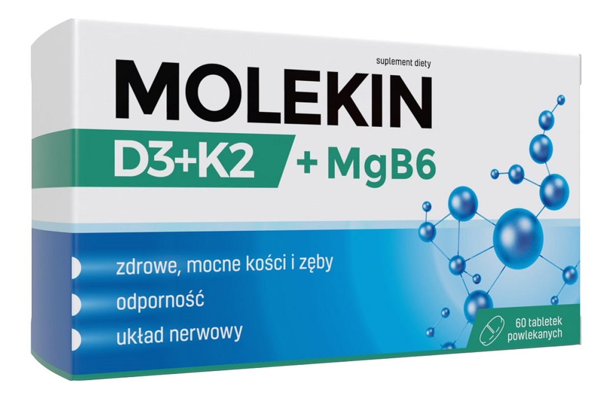 D3 + K2 + MgB6 60 tabletek powlekanych