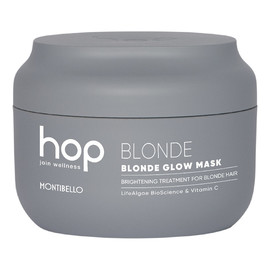 Hop blonde glow mask rozświetlająca maska do włosów rozjaśnianych i blond