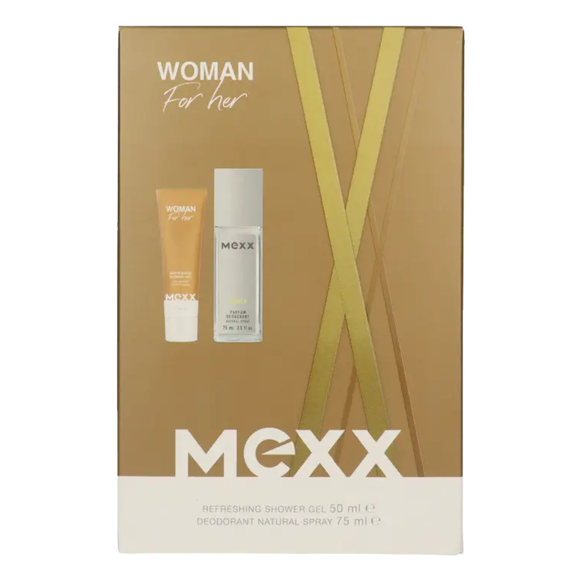 Coty Mexx Signature Woman Dezodorant natural spray + żel pod prysznic