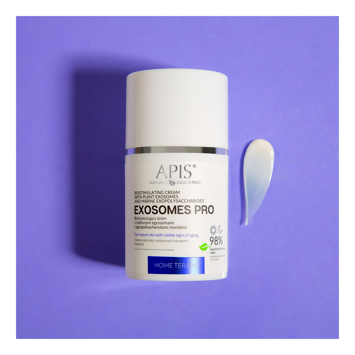 Apis Exosomes Pro Biostymulujący Krem 50ml + Mleczko z roślinnymi egzosomami 500ml