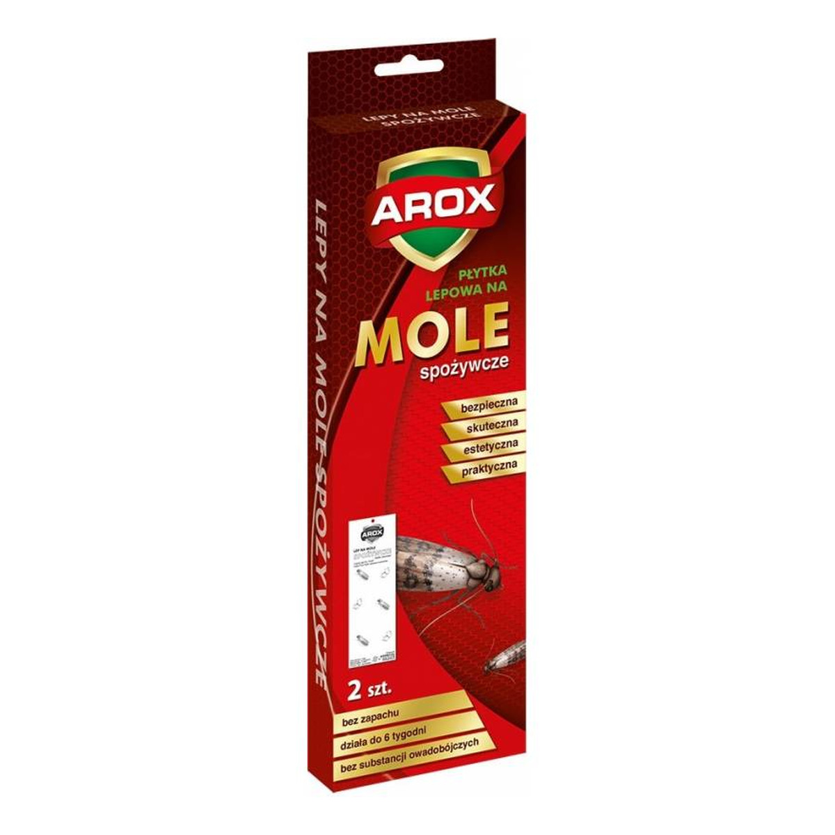 Arox Płytka na mole spożywcze, 2 szt