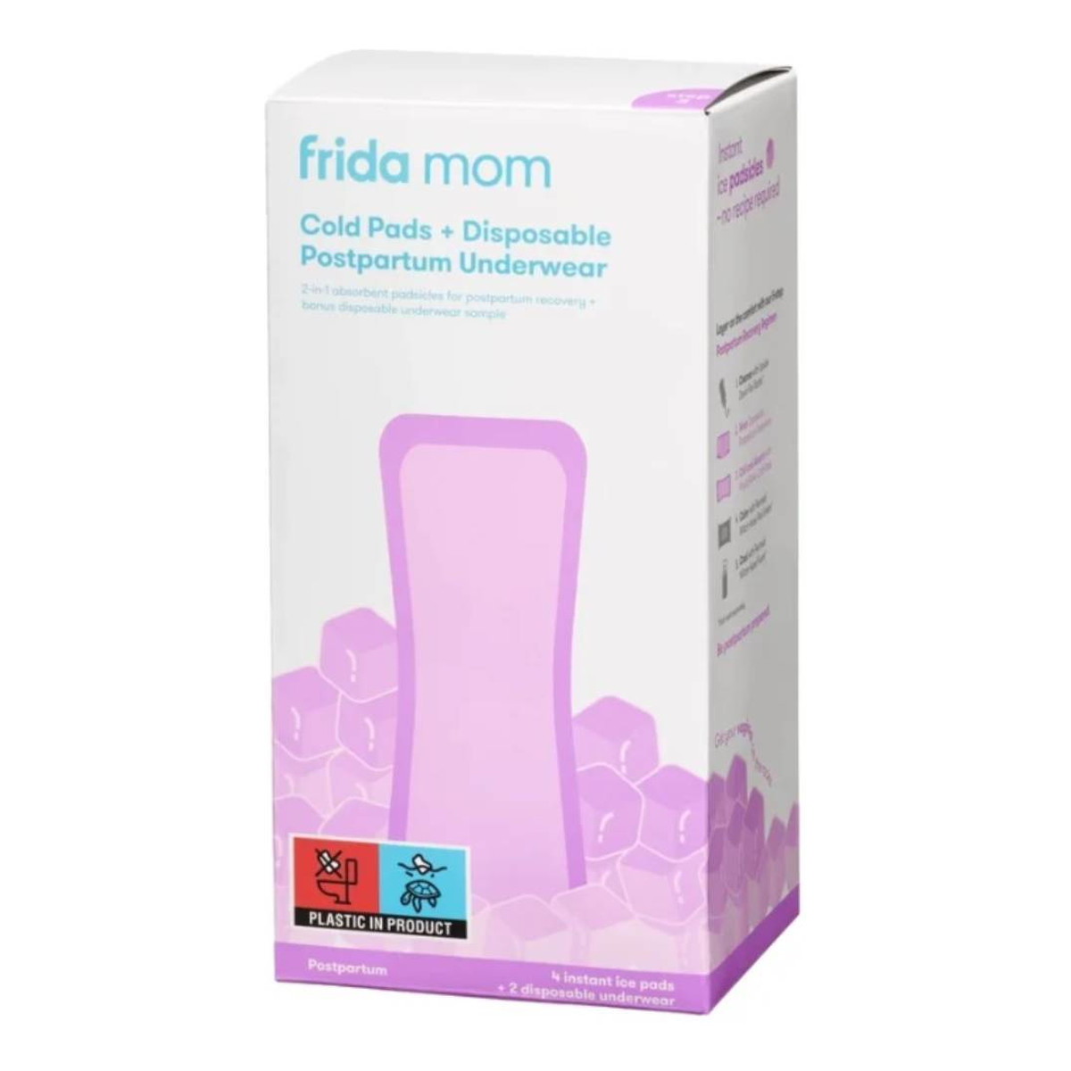 Frida Mom wkładki chłodzące 4szt + majtki poporodowe 2szt