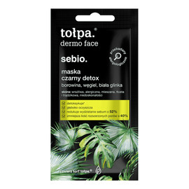Sebio Maska czarny detox