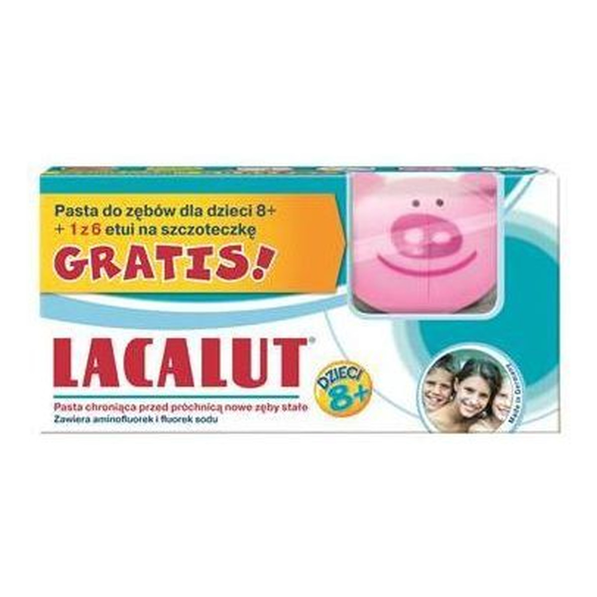 Lacalut Pasta do zębów dla dzieci powyżej 8 lat + etui 50ml