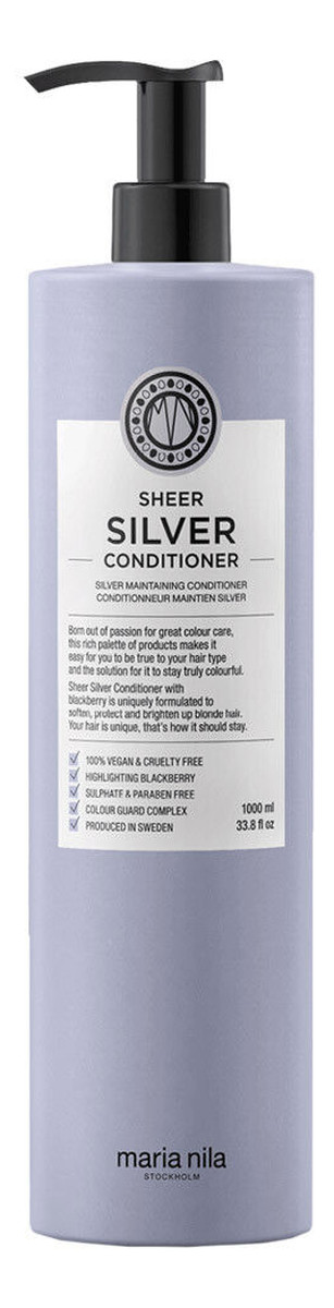 Sheer silver conditioner odżywka do włosów blond i rozjaśnianych