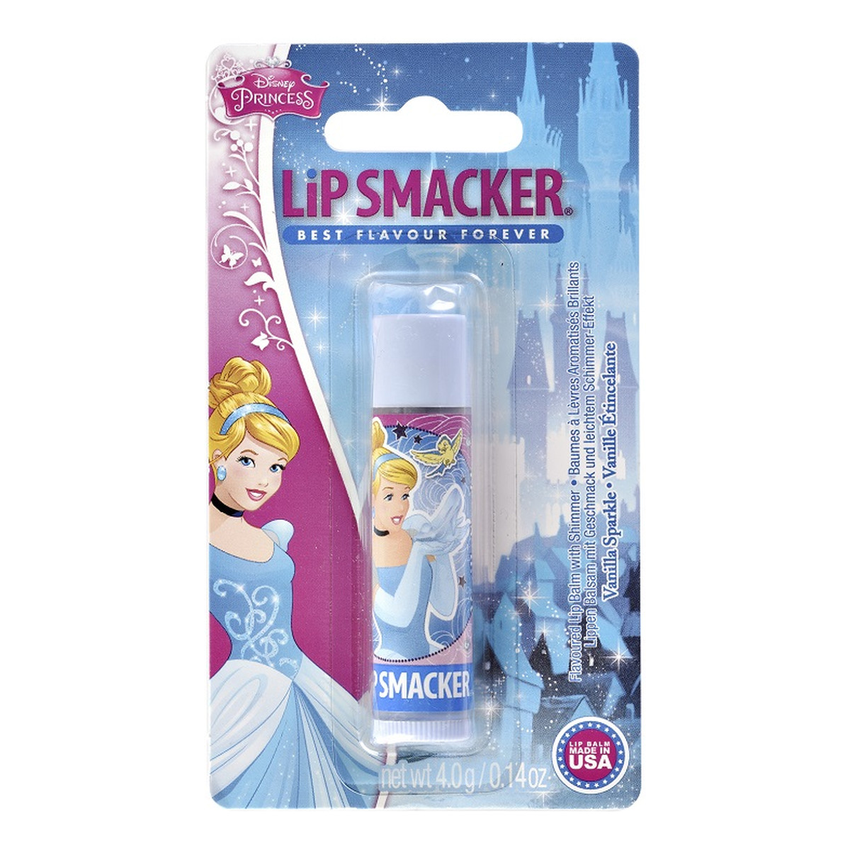 Lip Smacker Disney Princess Cinderella Lip Balm Balsam do ust vanilla sparkle 4g