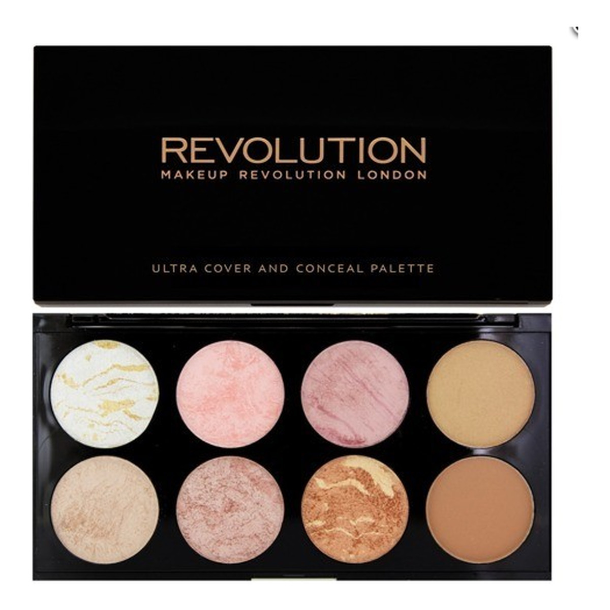 Makeup Revolution Blush Palette Golden Sugar Zestaw róży,bronzerów i rozświetlaczy 13g