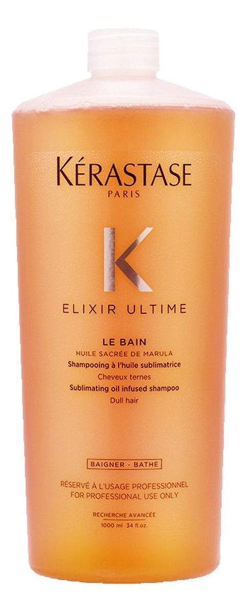 Elixir ultime shampoo szampon do włosów wzbogacony olejem marula