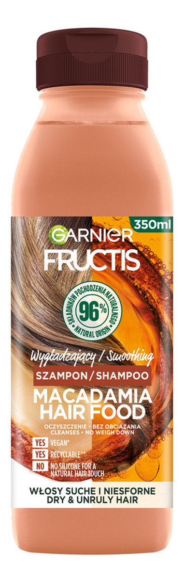 Macadamia Hair Food szampon wygładzający do włosów suchych i niesfornych
