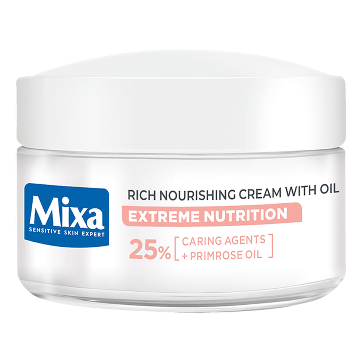 Mixa Ekspert Skóry Wrażliwej Intensywne Odżywianie Bogaty Krem Odżywczy z Olejkiem 50ml