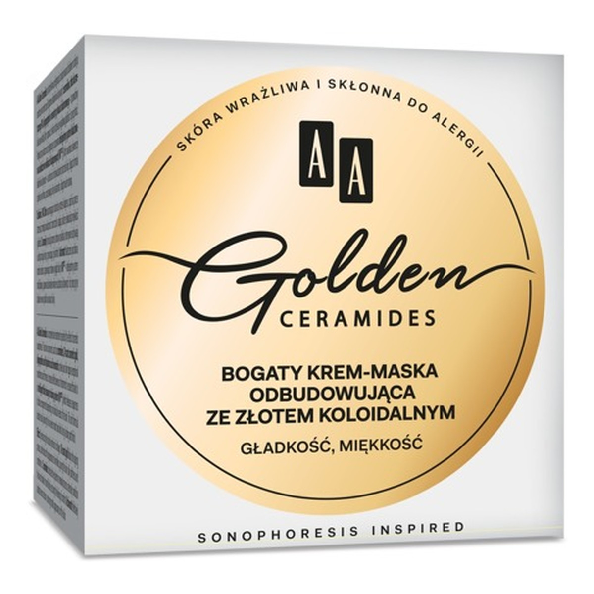 AA Golden Ceramides Krem-maska odbudowująca ze złotem koloidalnym 50ml