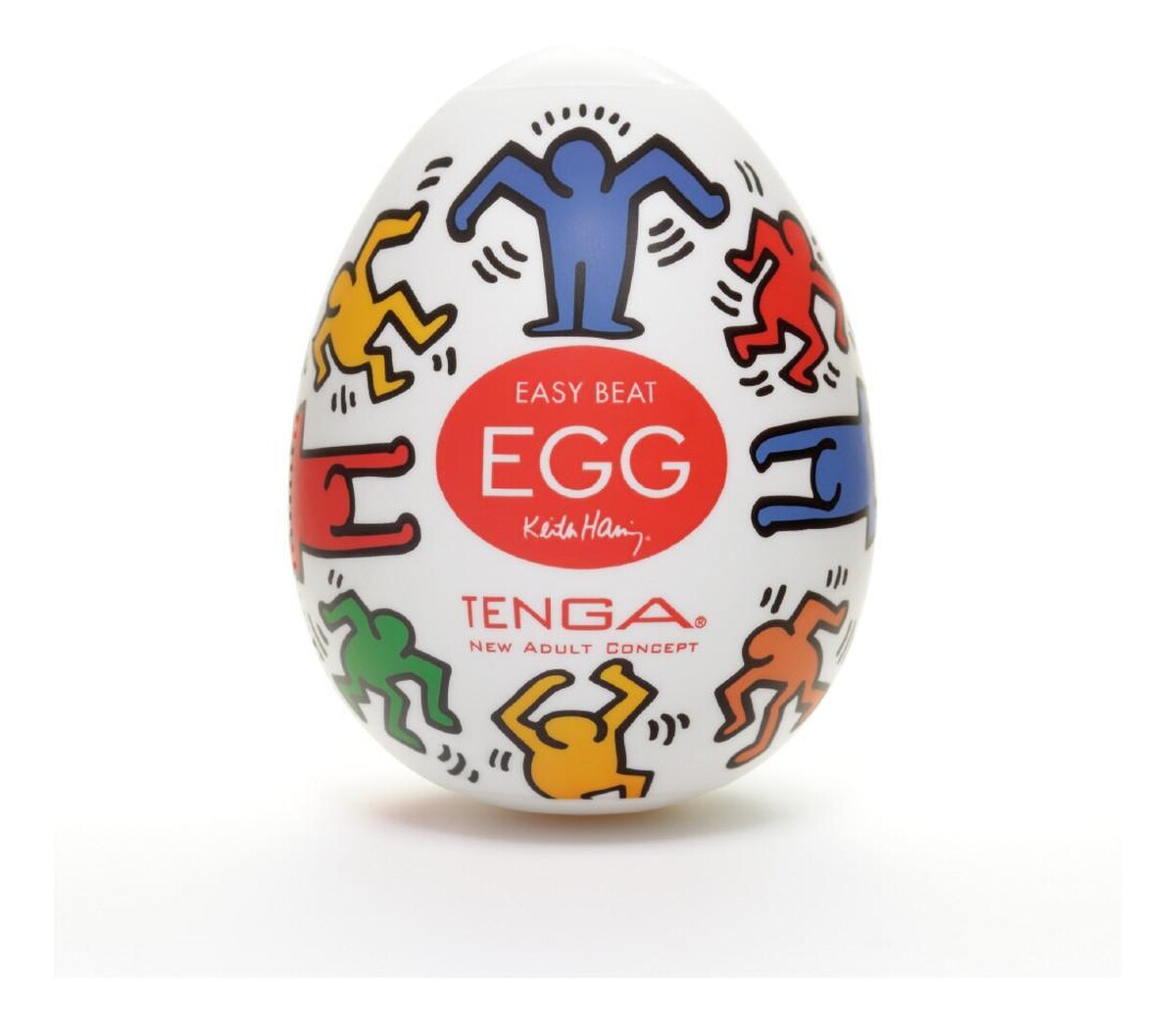 Easy beat egg keith haring dance jednorazowy masturbator w kształcie jajka