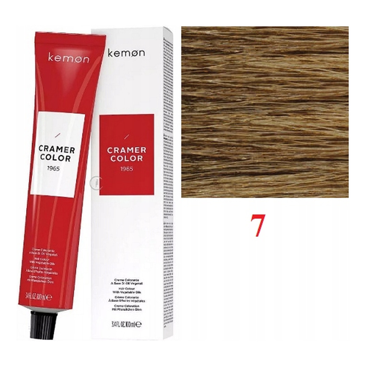 Kemon Cramer Color Kremowa farba do włosów z olejem kokosowym 100ml